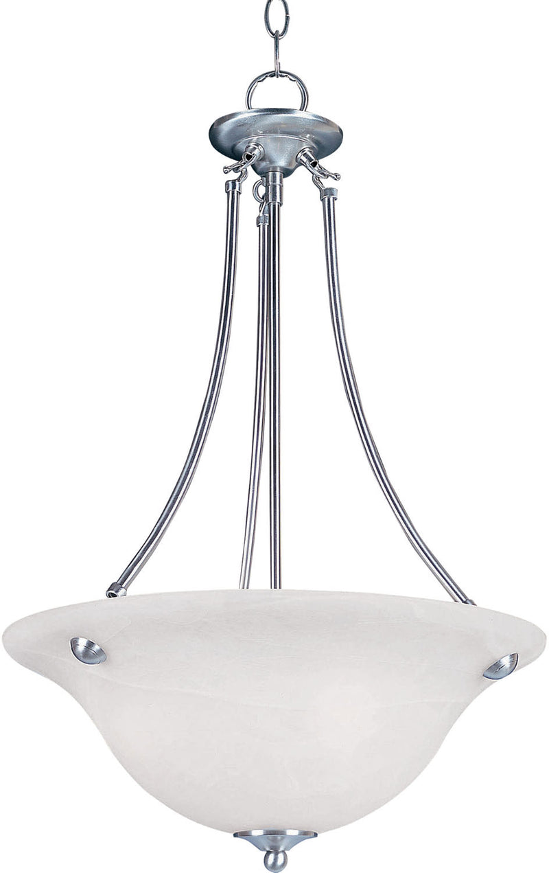 Maxim 2682MRSN Malaga Three Light Pendant, Satin Nickel Main Image.jpg