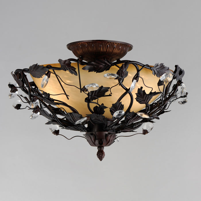 Maxim 2859OI Elegante Three Light Semi-Flush Mount, Oil Rubbed Bronze Alternate Image 2.jpg