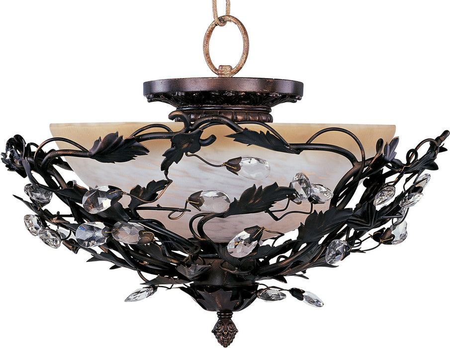 Maxim 2859OI Elegante Three Light Semi-Flush Mount, Oil Rubbed Bronze Main Image.jpg