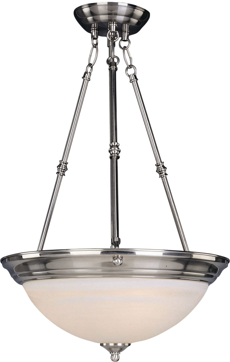 Maxim 5846MRSN Essentials - 584x Three Light Pendant, Satin Nickel Main Image.jpg