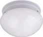 Maxim 5880WTWT Essentials - 588x One Light Flush Mount, White Main Image.jpg