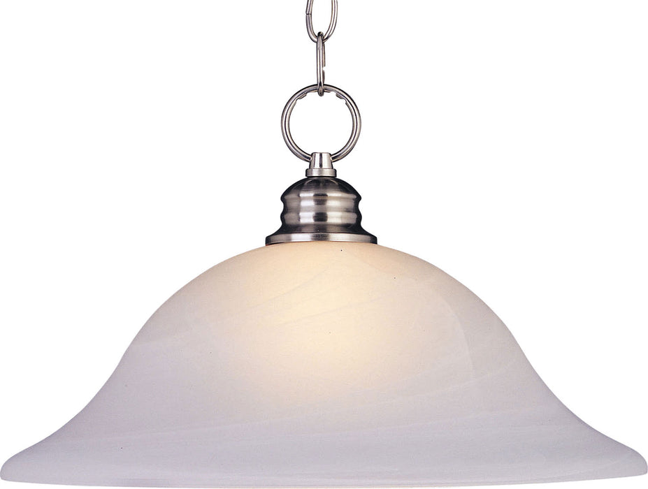 Maxim 91076MRSN Essentials - 9106x One Light Pendant, Satin Nickel Main Image.jpg