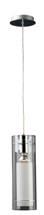 ET2 E22000-10 Frost One Light Pendant, Polished Chrome Main Image.jpg