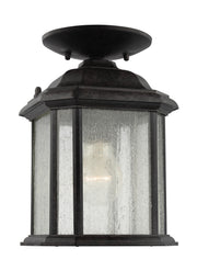 Generation Lighting 60029-746 Kent One Light Outdoor Semi-Flush Convertible Pendant, Oxford Bronze Alternate Image.jpg
