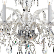 Crystorama 1005-CH-CL-S Traditional Crystal Five Light Chandelier Polished Chrome Alternate Image.jpg