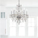 Crystorama 1005-CH-CL-SAQ Traditional Crystal Five Light Chandelier Polished Chrome Alternate Image.jpg