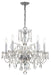 Crystorama 1005-CH-CL-SAQ Traditional Crystal Five Light Chandelier Polished Chrome Main Image.jpg