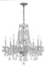Crystorama 1138-CH-CL-S Traditional Crystal Eight Light Chandelier Polished Chrome Main Image.jpg