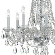 Crystorama 1138-CH-CL-SAQ Traditional Crystal Eight Light Chandelier Polished Chrome Alternate Image.jpg