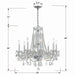 Crystorama 1138-CH-CL-SAQ Traditional Crystal Eight Light Chandelier Polished Chrome Alternate Image 4.jpg