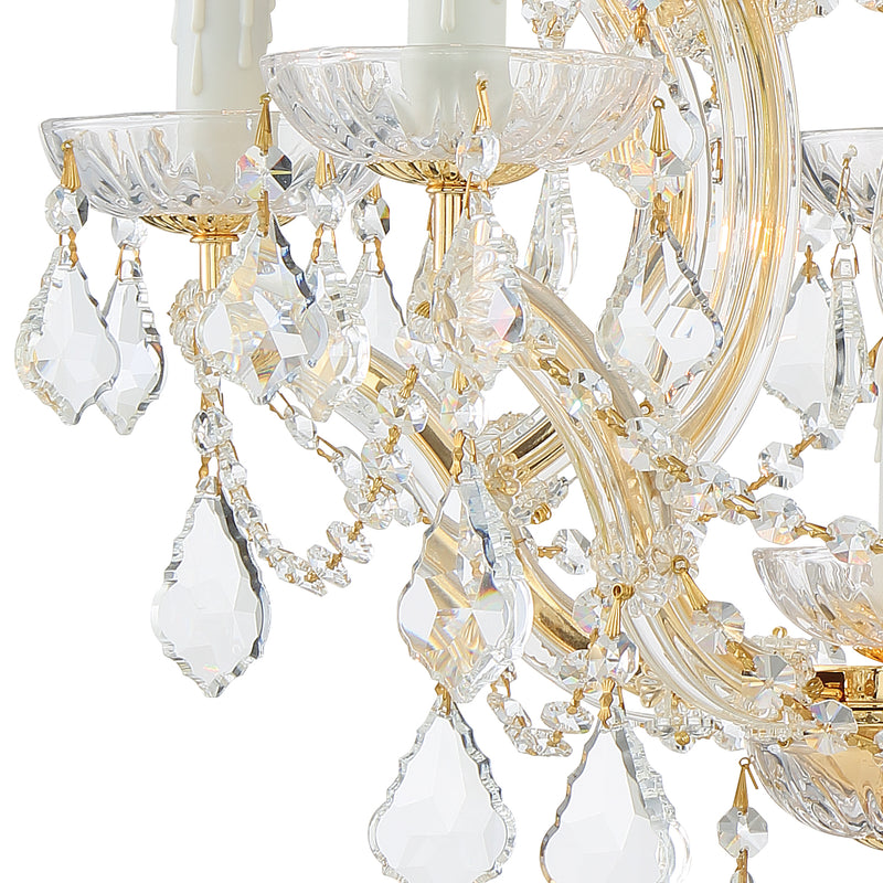 Crystorama 4405-GD-CL-S Maria Theresa Six Light Mini Chandelier Gold Alternate Image.jpg
