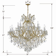 Crystorama 4418-GD-CL-SAQ Maria Theresa 19 Light Chandelier Gold Alternate Image.jpg