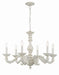 Crystorama 5126-AW Paris Market Six Light Chandelier Antique White Alternate Image.jpg