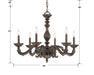 Crystorama 5126-VB Paris Market Six Light Chandelier Venetian Bronze Alternate Image.jpg