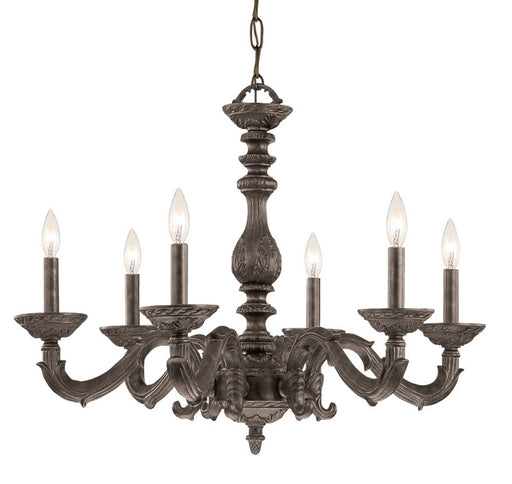 Crystorama 5126-VB Paris Market Six Light Chandelier Venetian Bronze Main Image.jpg