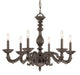 Crystorama 5126-VB Paris Market Six Light Chandelier Venetian Bronze Main Image.jpg