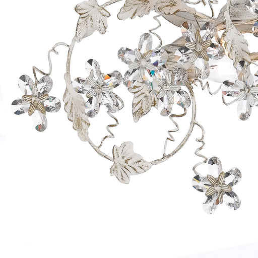 Crystorama 5316-AW Paris Market Six Light Semi Flush Mount Antique White Alternate Image.jpg