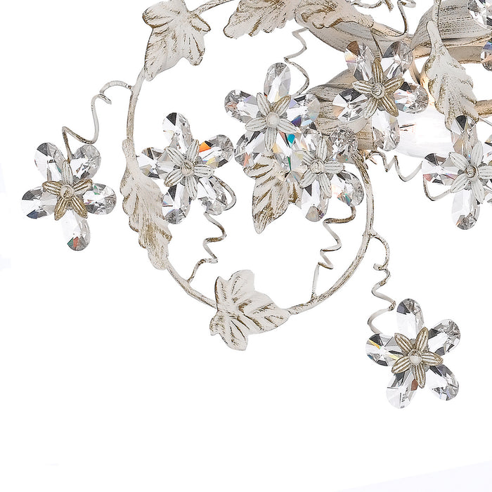 Crystorama 5316-AW Paris Market Six Light Semi Flush Mount Antique White Alternate Image.jpg