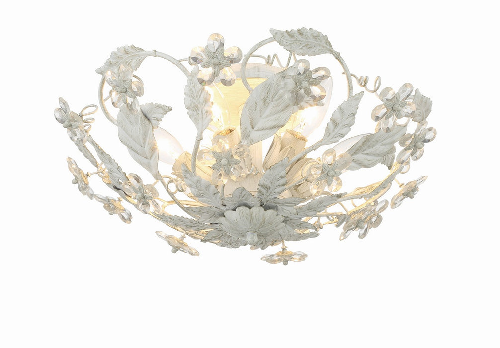 Crystorama 5316-AW Paris Market Six Light Semi Flush Mount Antique White Alternate Image 4.jpg
