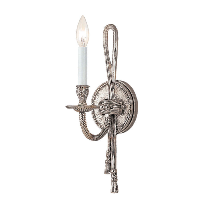 Crystorama 651-PW Arlington One Light Sconces Pewter Main Image.jpg
