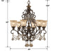 Crystorama 7516-BU-GT-MWP Norwalk Six Light Chandelier Bronze Umber Alternate Image.jpg