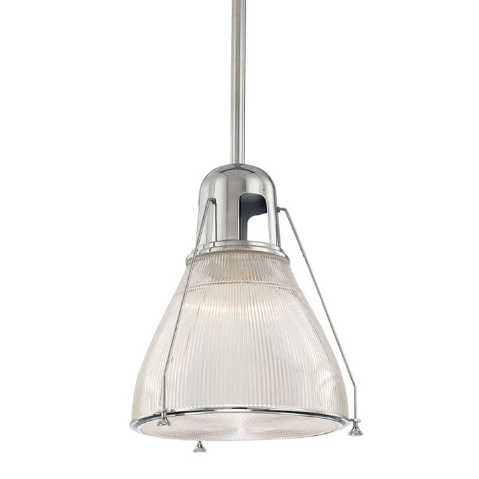 Hudson Valley 7315-PN Haverhill One Light Pendant, Polished Nickel Main Image.jpg