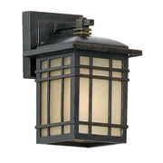 Quoizel HC8406IB Hillcrest One Light Outdoor Wall Lantern, Imperial Bronze Main Image.jpg