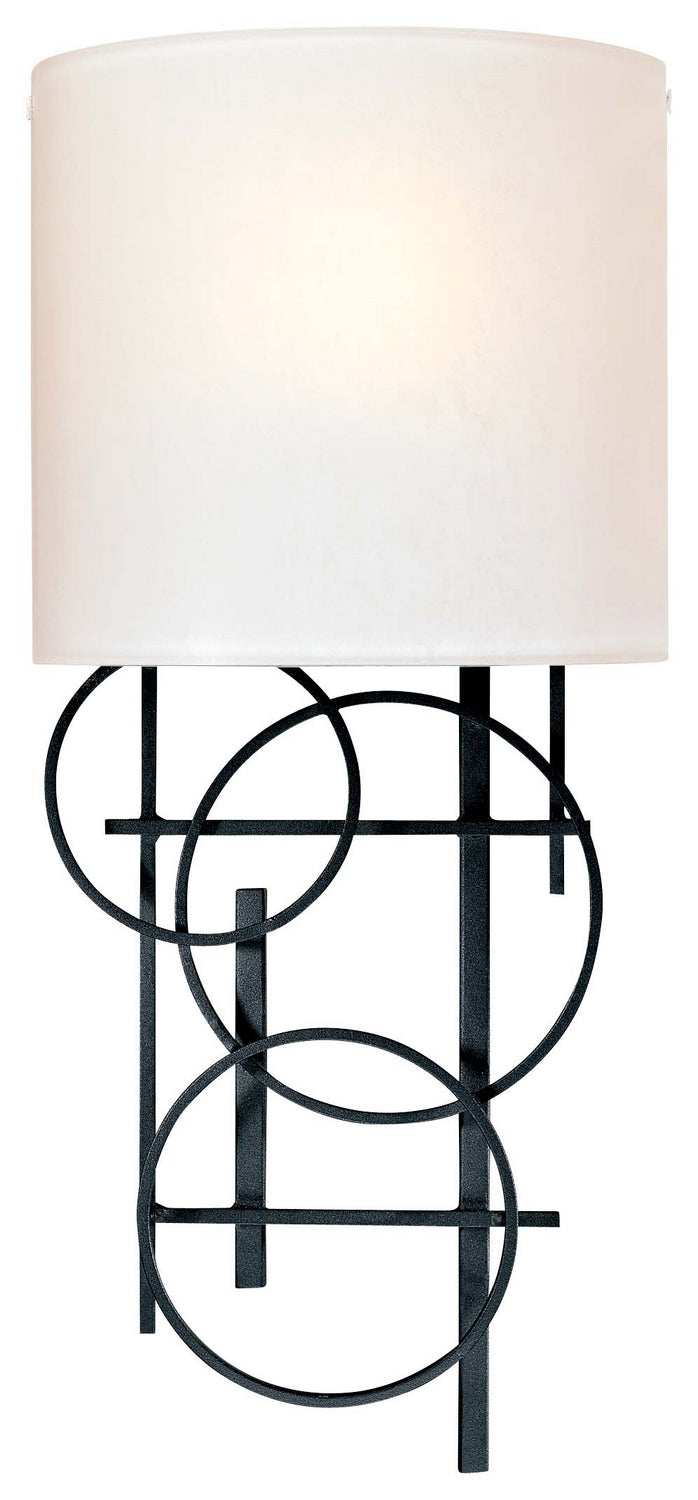 George Kovacs P5131-066 George Kovacs One Light Wall Sconce, Coal Main Image.jpg
