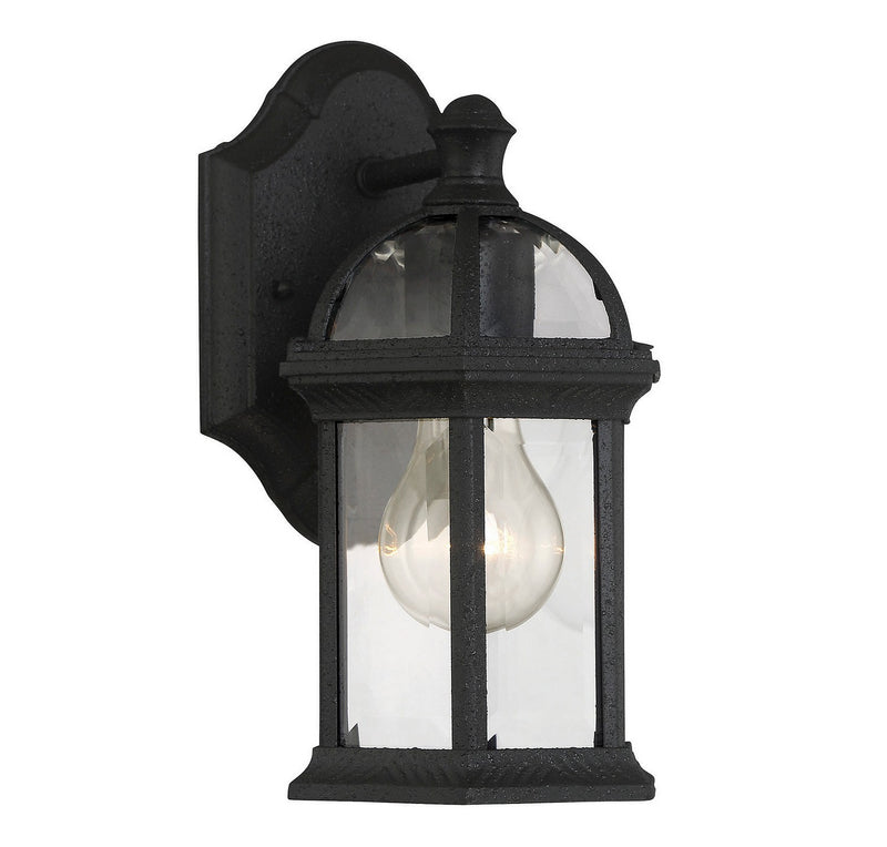 Savoy House 5-0629-BK One Light Wall Mount, Textured Black (3)