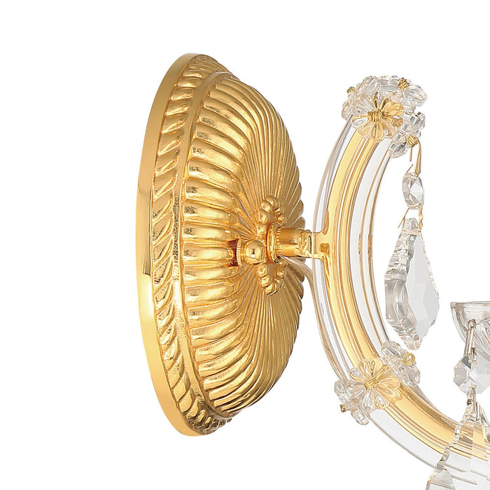 Crystorama 4471-GD-CL-MWP Maria Theresa One Light Wall Sconce Gold Alternate Image 4.jpg