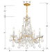 Crystorama 4476-GD-CL-SAQ Maria Theresa Five Light Chandelier Gold Alternate Image 4.jpg