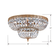 Crystorama 718-OB-CL-MWP Ceiling Mount Four Light Flush Mount Olde Brass Alternate Image.jpg