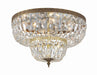 Crystorama 718-OB-CL-SAQ Ceiling Mount Four Light Flush Mount Olde Brass Main Image.jpg