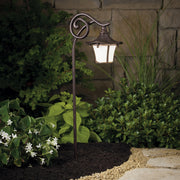 Kichler 15420AGZ One Light Path & Spread, Aged Bronze