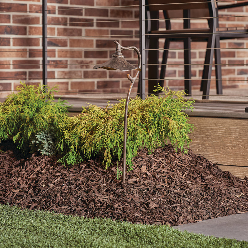 Kichler 15422AGZ One Light Path & Spread, Aged Bronze (3)