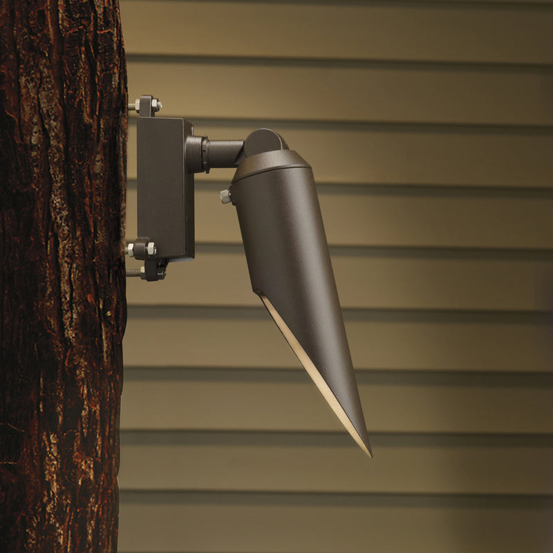 Kichler 15494AZT One Light Down Accent, Textured Architectural Bronze