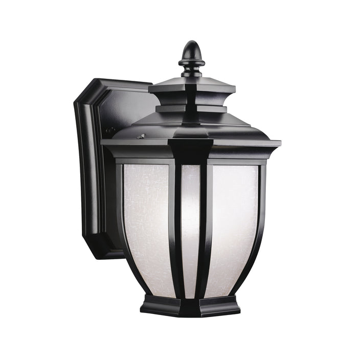 Kichler 9039BK Salisbury One Light Outdoor Wall Mount, Black Main Image.jpg