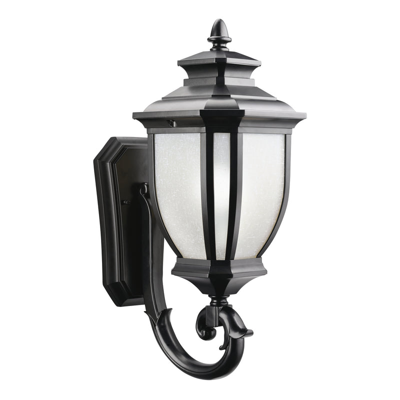 Kichler 9041BK One Light Outdoor Wall Mount, Black