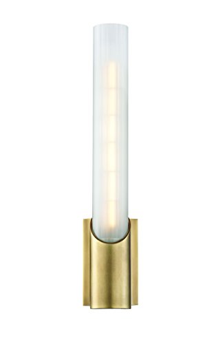 Hudson Valley 2141-AGB Pylon One Light Wall Sconce, Aged Brass Alternate Image.jpg