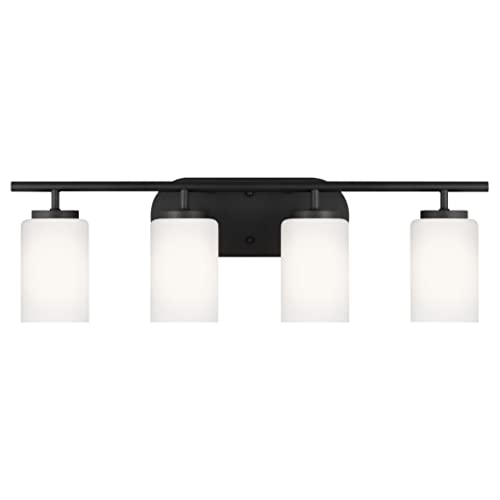 Generation Lighting 41163EN3-112 Oslo Four Light Wall/ Bath, Midnight Black Alternate Image.jpg