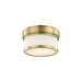 Hudson Valley 1420-AGB Gemma LED Flush Mount, Aged Brass Alternate Image.jpg