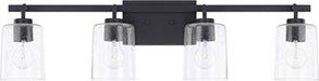 Capital Lighting 128541MB-449 Greyson Four Light Vanity, Matte Black Alternate Image.jpg