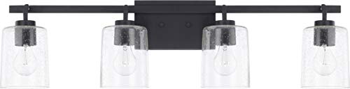 Capital Lighting 128541MB-449 Greyson Four Light Vanity, Matte Black Alternate Image.jpg