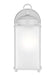 Generation Lighting 8593001EN3-15 New Castle One Light Outdoor Wall Lantern, White Alternate Image.jpg