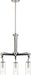 Minka-Lavery 2898-691 Pullman Junction Three Light Chandelier, Coal With Brushed Nickel Alternate Image.jpg