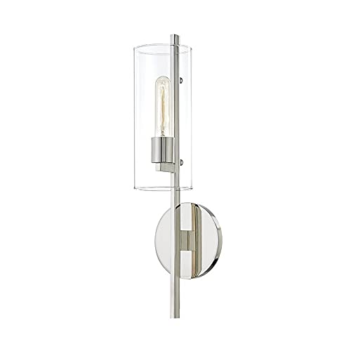 Mitzi H326101-PN Ariel One Light Wall Sconce, Polished Nickel Alternate Image.jpg