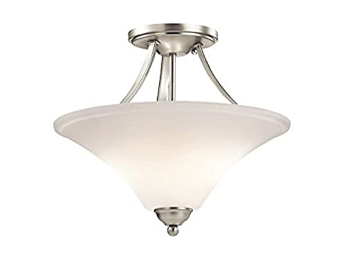 Kichler 43512NI Keiran Two Light Semi Flush Mount, Brushed Nickel Alternate Image.jpg