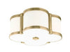 Hudson Valley 1212-PN Chandler Two Light Flush Mount, Polished Nickel Alternate Image.jpg