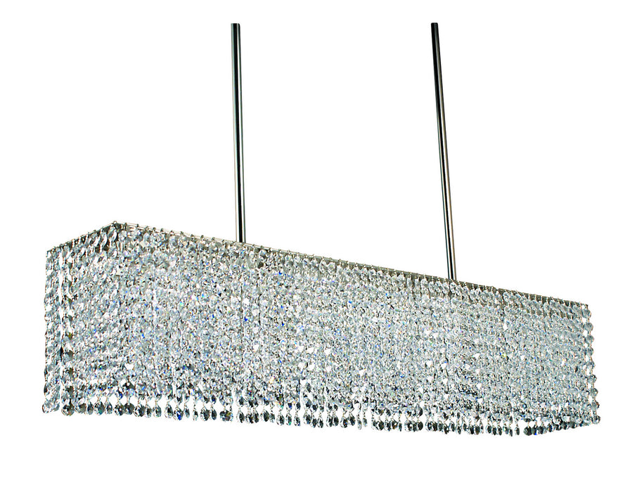 Framburg 2048 PS Princessa Four Light Island Chandelier, Polished Silver Main Image.jpg