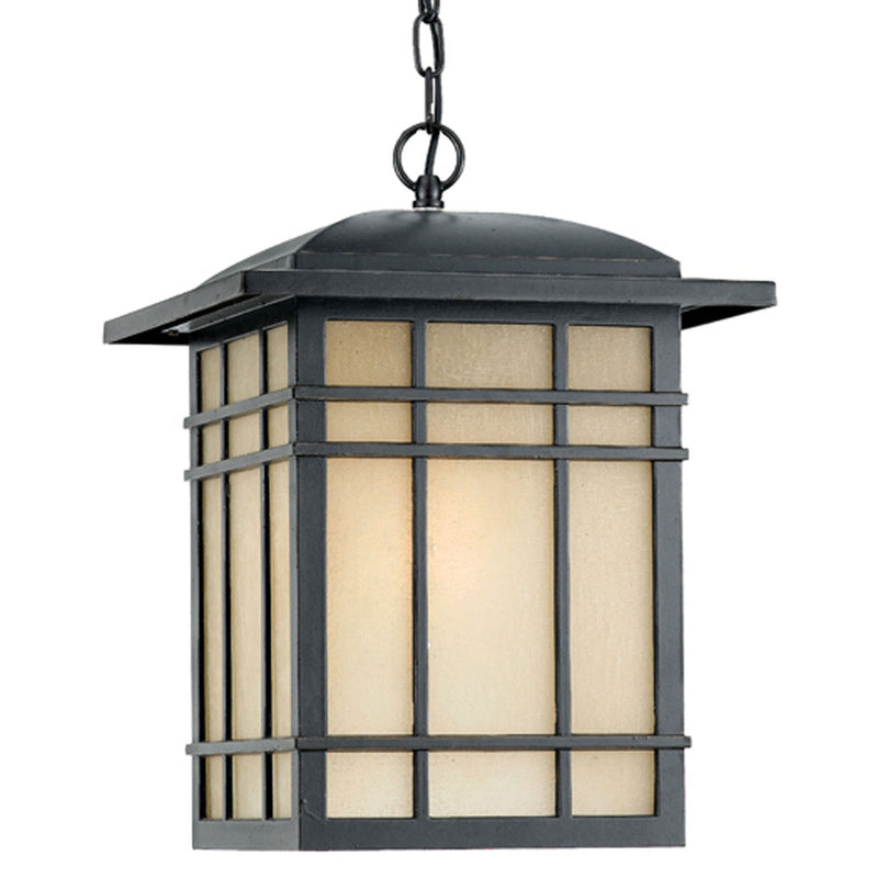Quoizel HC1913IB Hillcrest One Light Outdoor Hanging Lantern, Imperial Bronze Main Image.jpg
